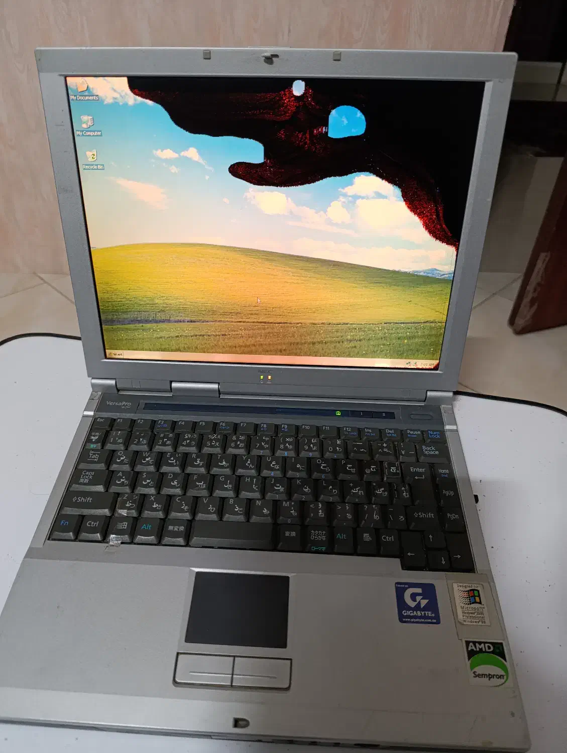 لپتاپ هندلی عتیقه رم ۱۲۸ مگ|رایانه همراه|مشهد, امام خمینی|دیوار