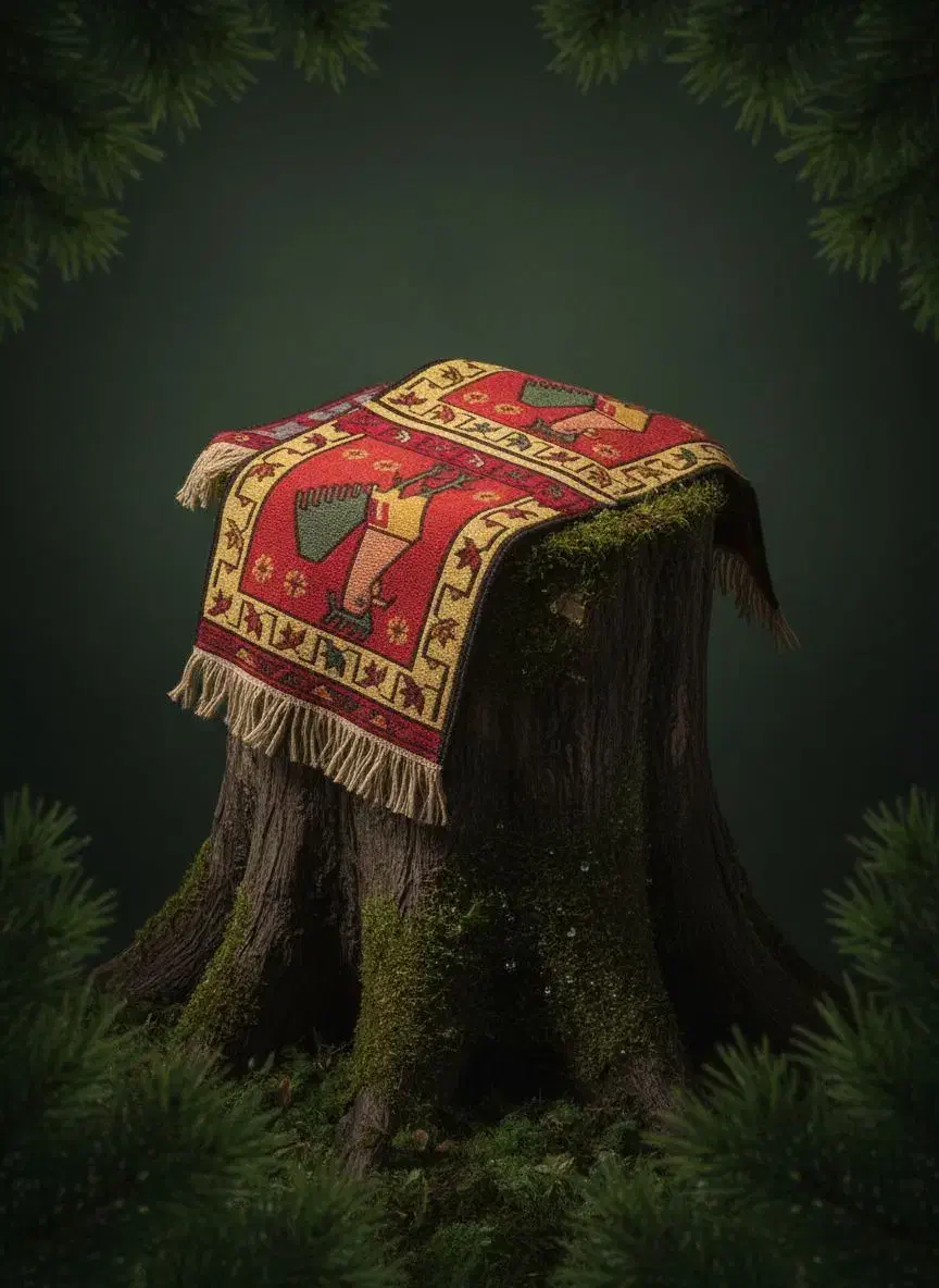 تابلوفرش دستباف جاجیم ورنی با قاب چوبی شیک|تابلو فرش|تبریز, |دیوار