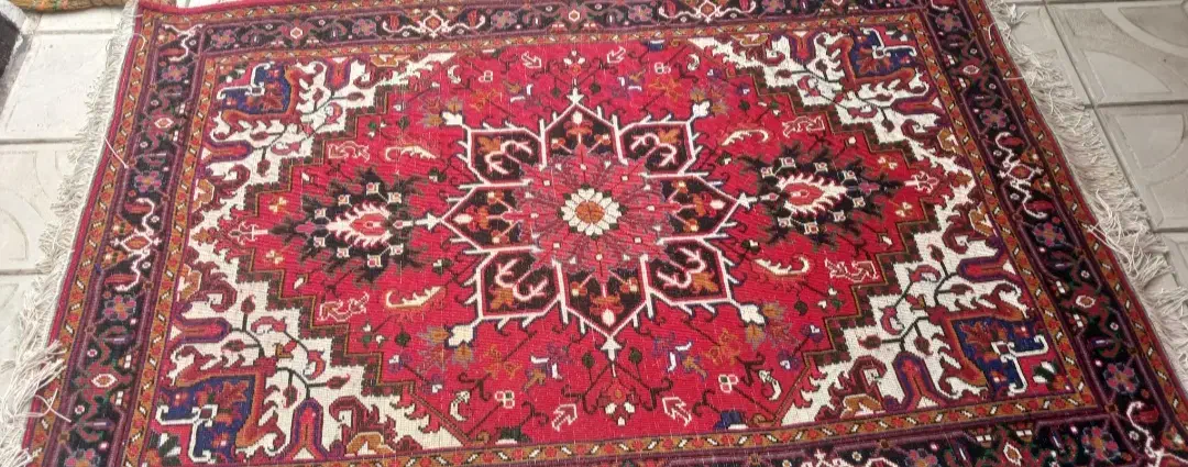 یک جفت فرش نقشه هریس|فرش|اهر, |دیوار