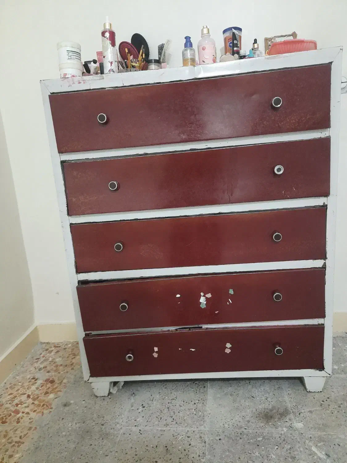 دراورفلزی سالم|جاکفشی، کمد، دراور|ایذه, |دیوار