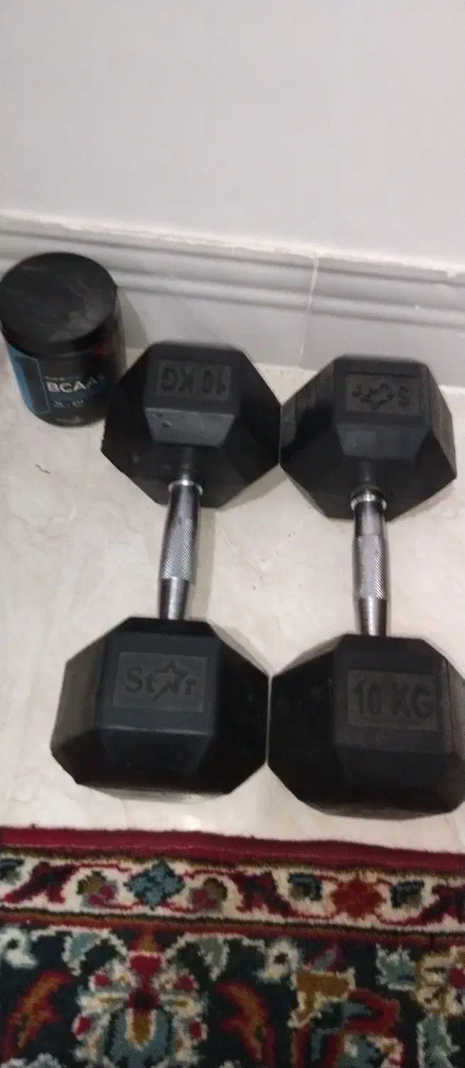 ۱جفت دمبل ۱۰کیلویی نو|تجهیزات ورزشی|نظرآباد, نظرآباد|دیوار