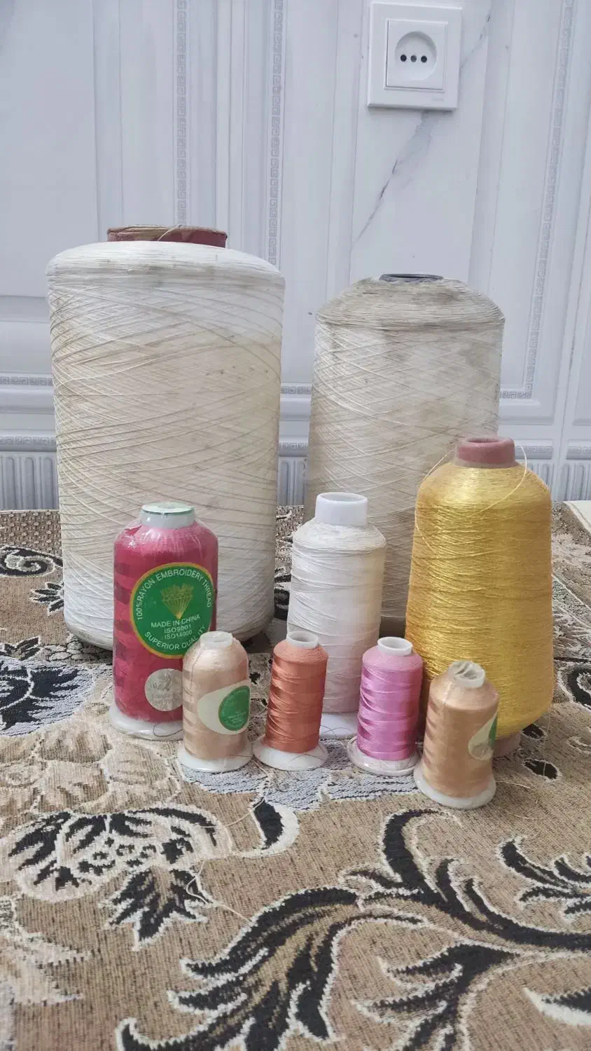 نخ.|لوازم خیاطی و بافتنی|قم, نیروگاه|دیوار