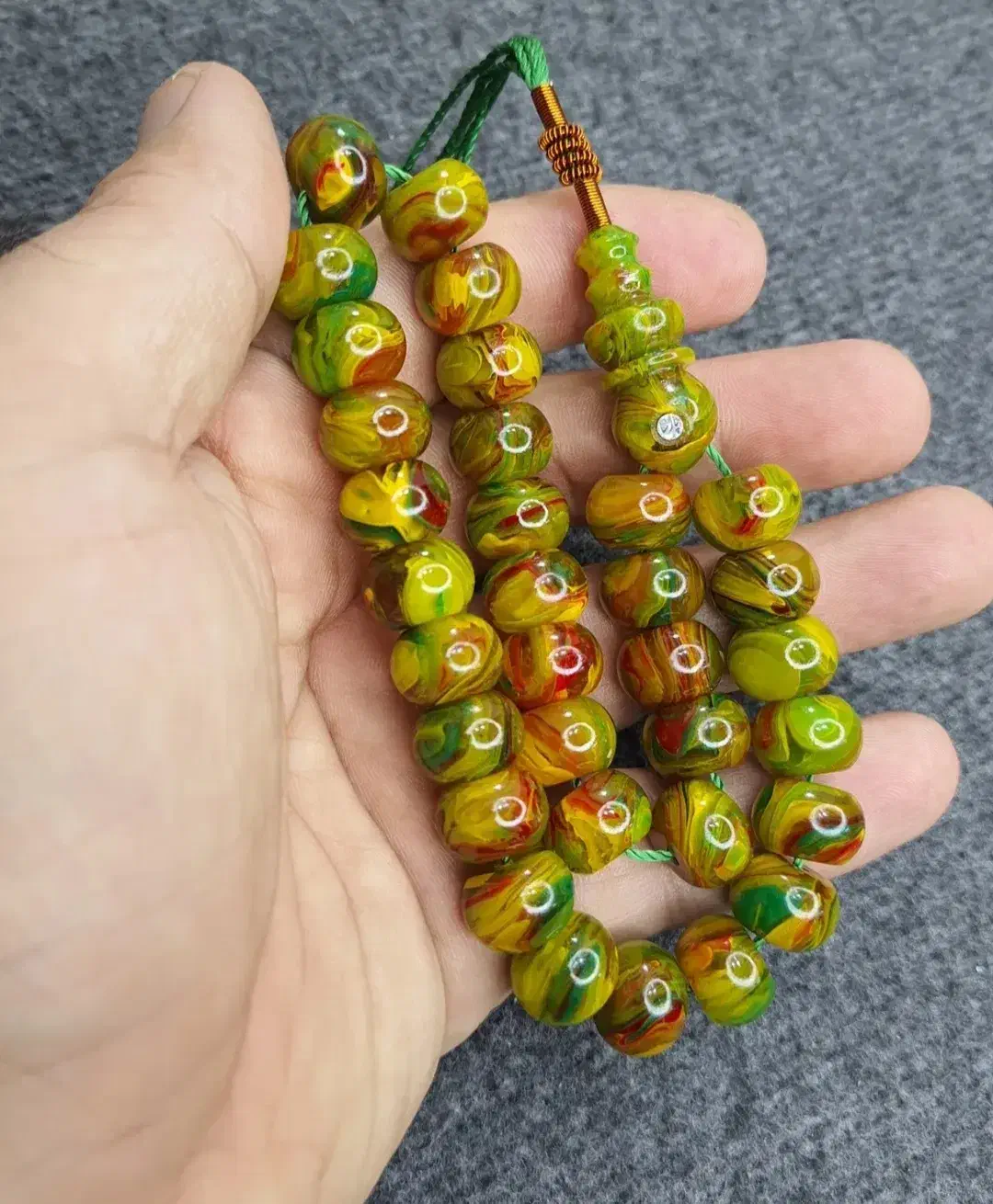 تسبیح کهربا بدون نضیر فوق کلکسیونی بدون لنگه|جواهرات|سنندج, |دیوار