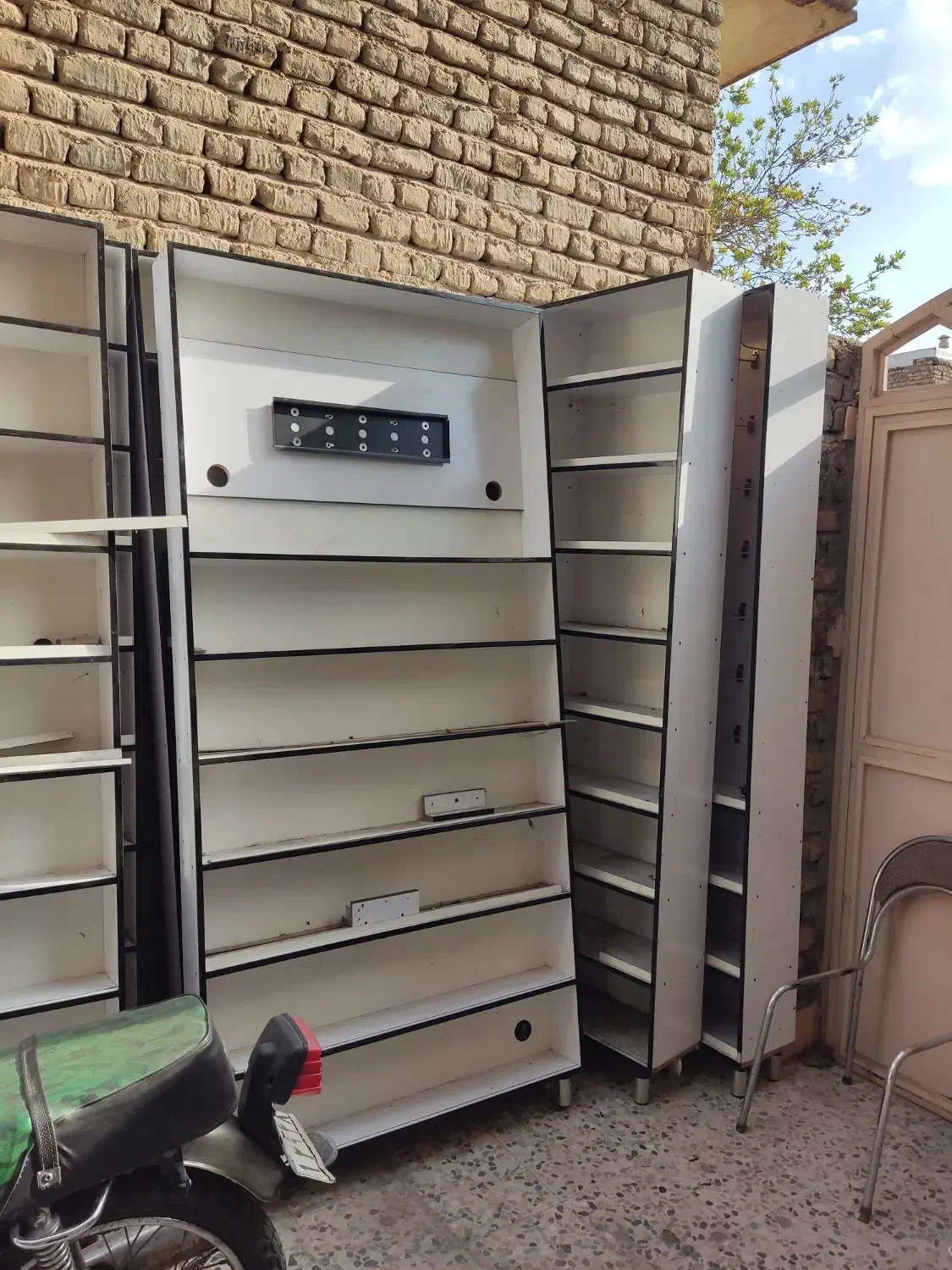 قفسه چوبی|کتابخانه، شلف، قفسههای دیواری|خرمآباد, |دیوار