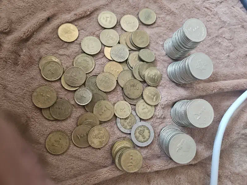 سکه های ۵۰۰و۲۰۰و۵۰ وده و۲۵ و۵ تومانی|کلکسیون سکه، تمبر، اسکناس|فردوسیه, |دیوار