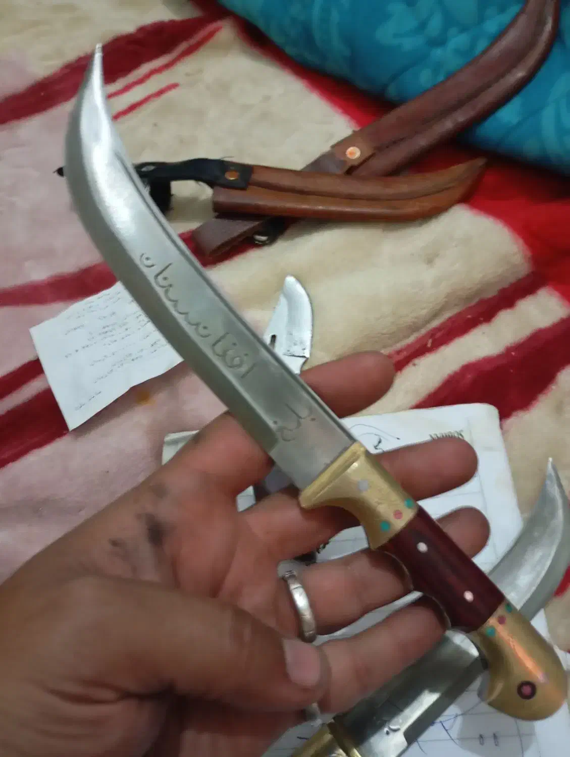 چاقوی مرصعی بلخ افغانستان چهار میلیون|کوهنوردی و کمپینگ|زابل, |دیوار