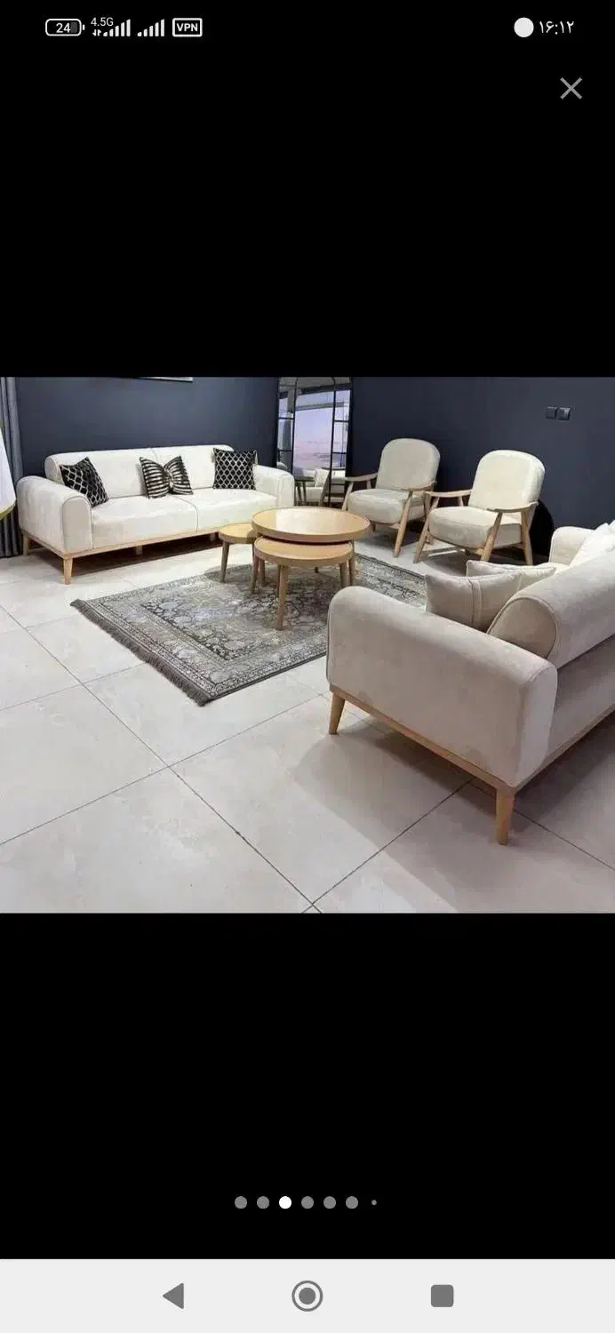 مبل راحتی مینیمال سوئدی|مبلمان خانگی و میز عسلی|ساوه, |دیوار