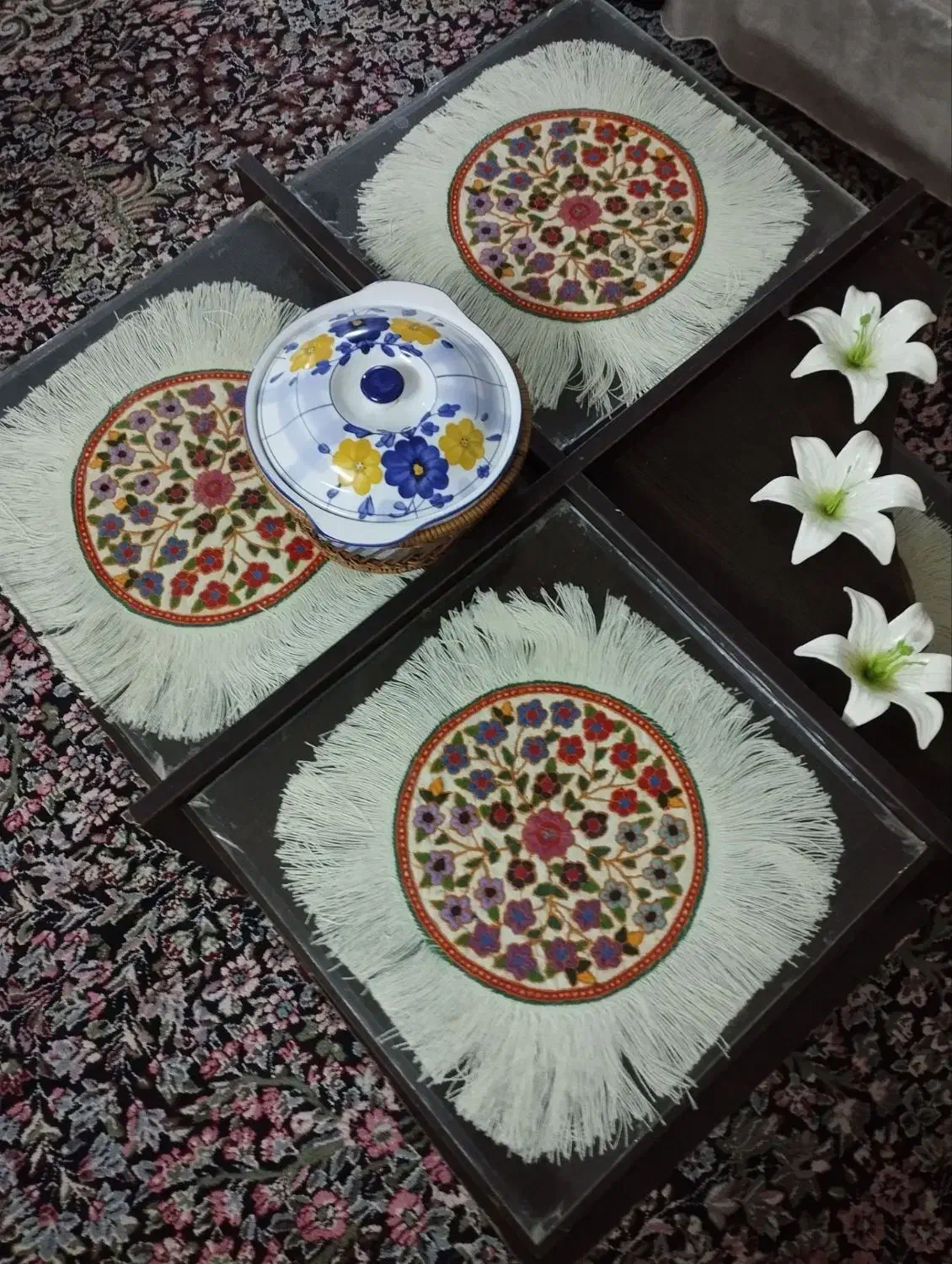 میز جلو مبلی با میز تلوزیون|مبلمان خانگی و میز عسلی|کرمان, |دیوار