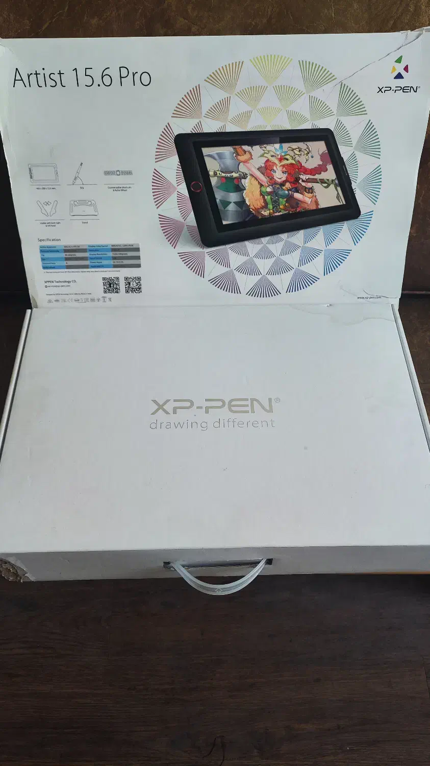 قلم نوری اکس پی پن XP pen مدل Artist 15.6 pro|قطعات و لوازم جانبی رایانه|شیراز, وصال|دیوار