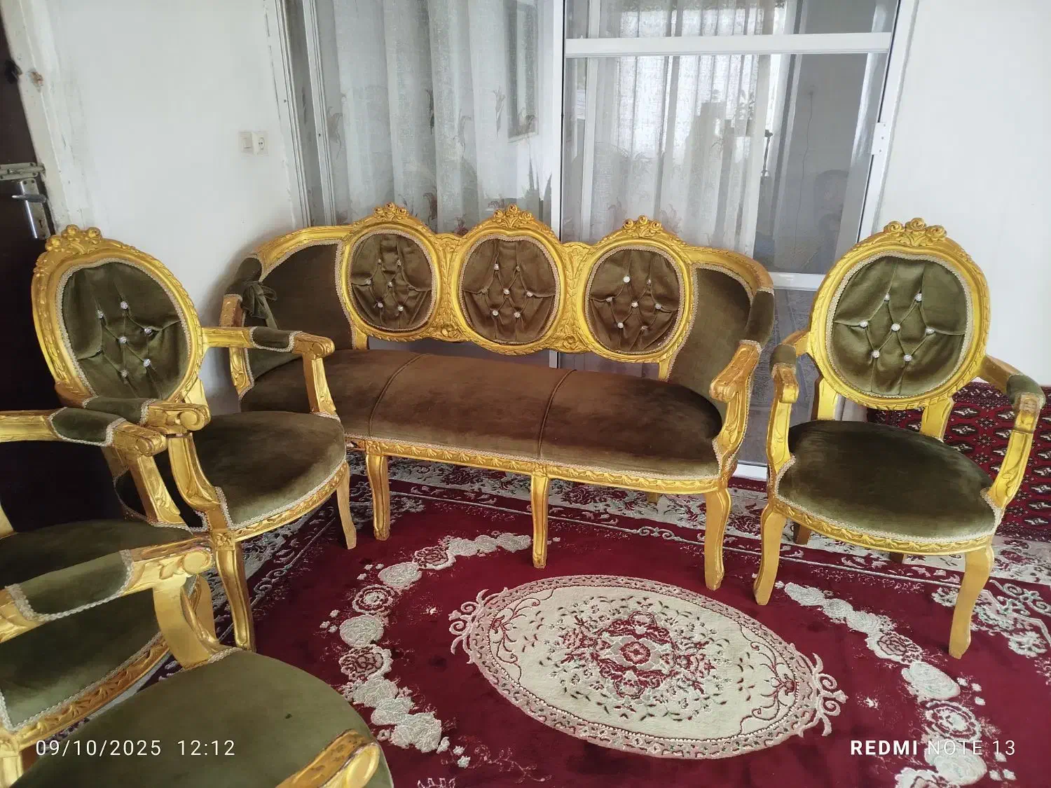 مبل سلطنتی‌|مبلمان خانگی و میز عسلی|خمام, |دیوار