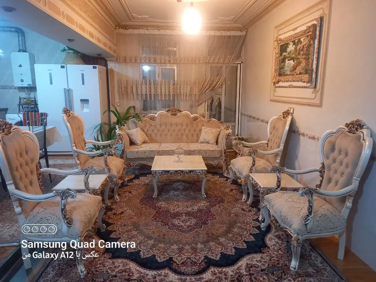 مبلمان سلطنتی|مبلمان خانگی و میز عسلی|تاکستان, |دیوار