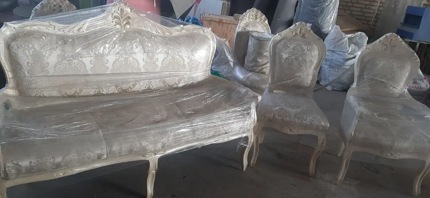 مبل استیل ۹ نفره|مبلمان خانگی و میز عسلی|رباطکریم, شهرک صنعتی سبلان|دیوار