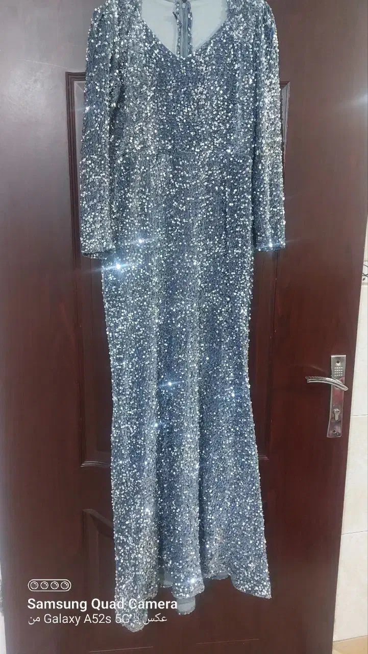 پیراهن مجلسی تمام پولکی|لباس|چهاردانگه (تهران), |دیوار