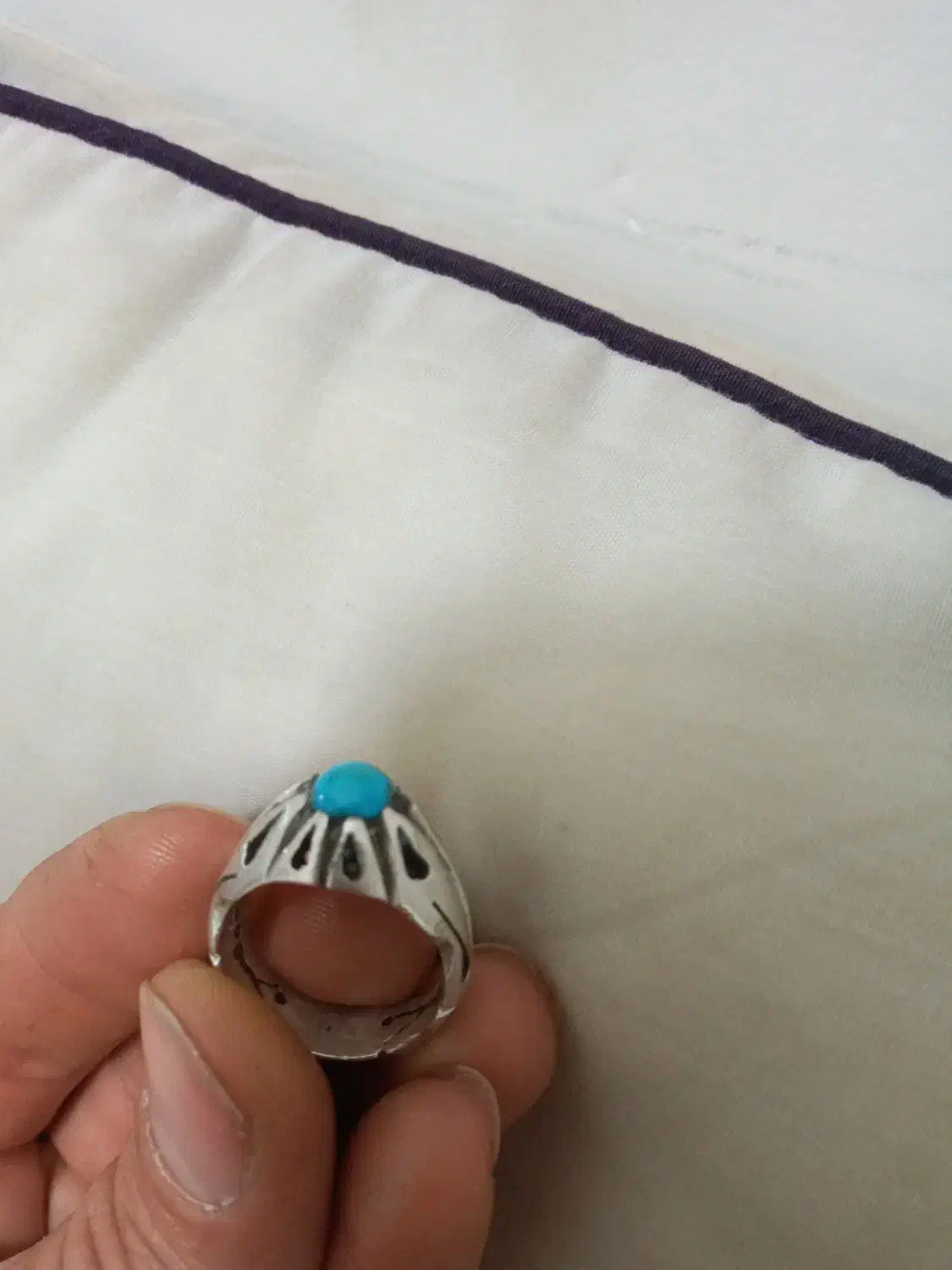 انگشتر فیروزه|جواهرات|کنگاور, |دیوار