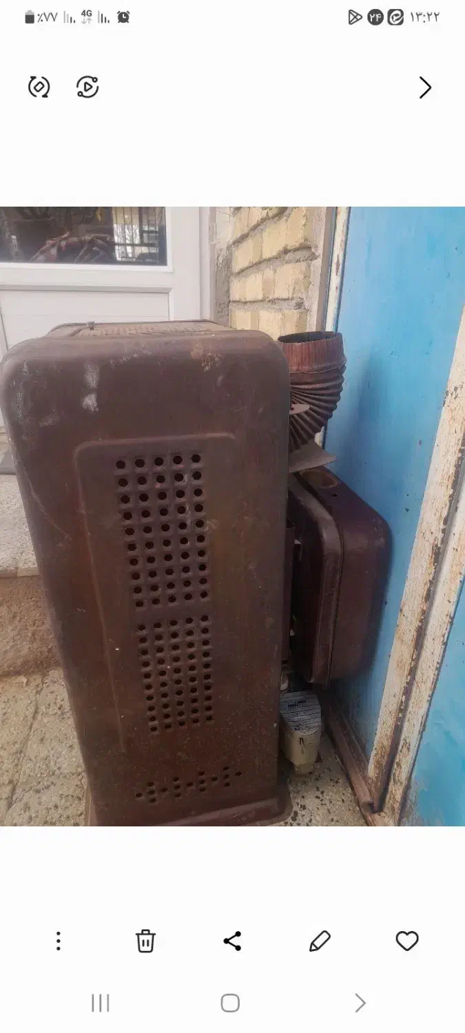 بخاری نفتی کاربراتوری پلار|بخاری، هیتر، شومینه|آوج, |دیوار