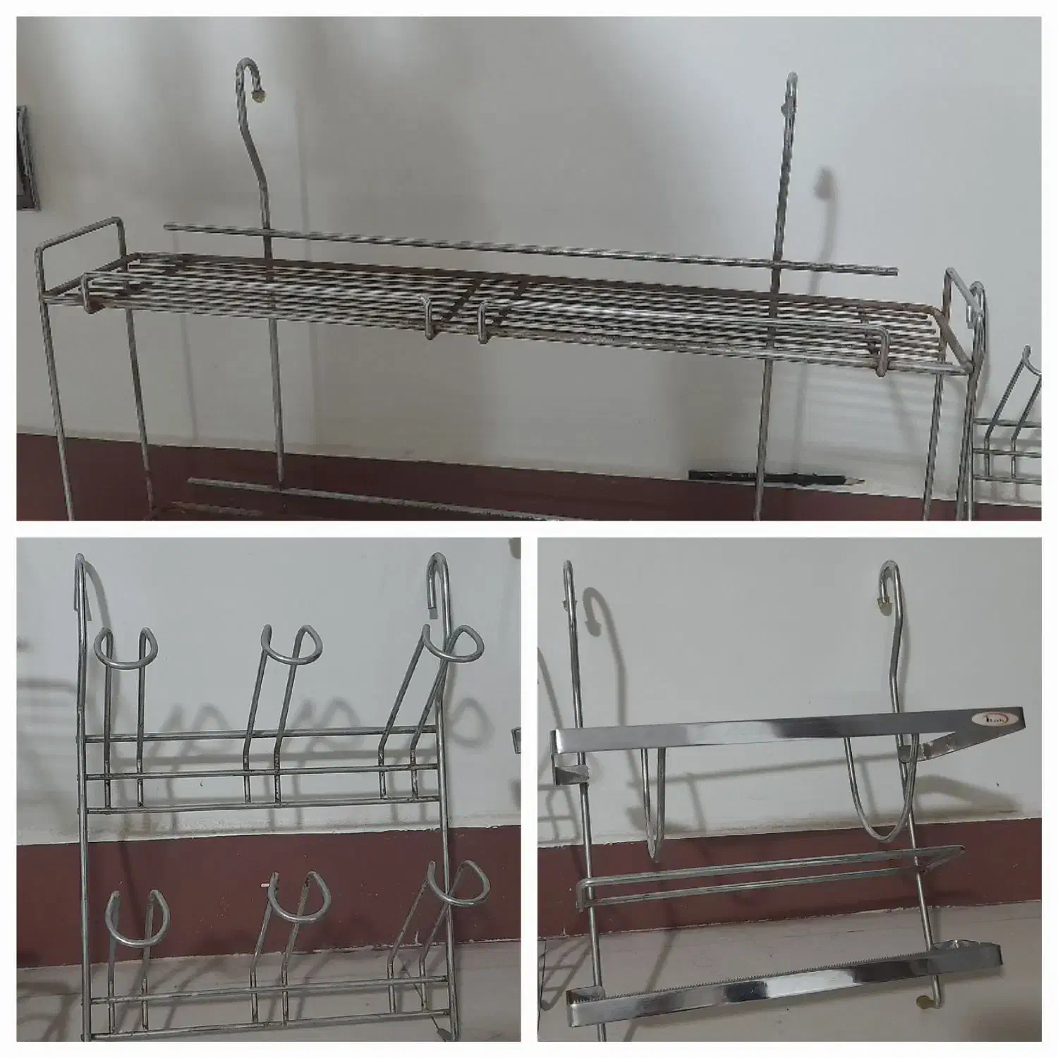 جاظرفی جالیوانی جادستمال و جا سلفون|آب‌چکان و نظم‌دهنده ظروف|اهواز, کیانپارس |دیوار