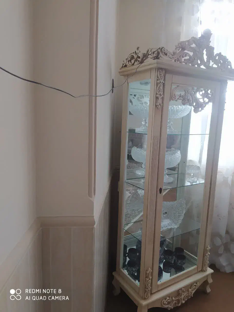 بوفه چوبی وتابلو فرش|بوفه، ویترین، کنسول|زنجان, |دیوار