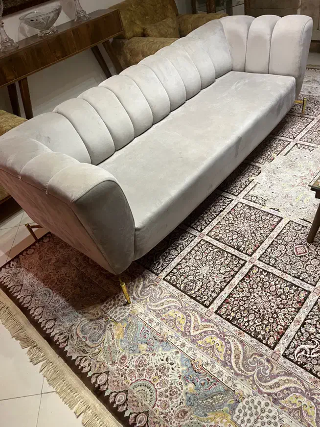 مبل سه نفره پایه فلزی|مبلمان خانگی و میز عسلی|ساری, |دیوار