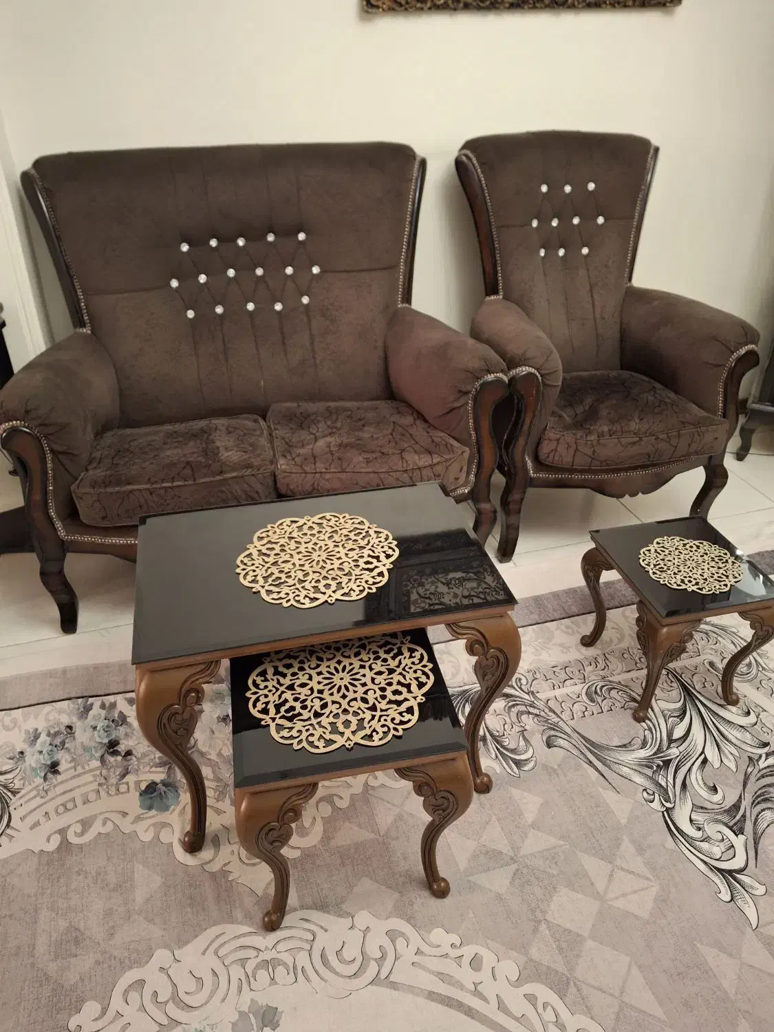 مبل راحتی 7 نفره و بوفه|مبلمان خانگی و میز عسلی|تهران, آبشار|دیوار