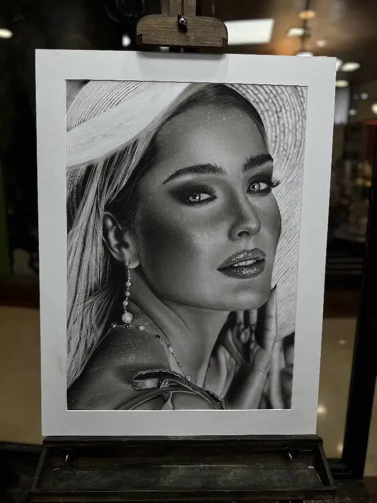 آموزش نقاشی سیاه قلم سبک هایپر رئال|خدمات آموزشی|کرج, شهرک اوج|دیوار