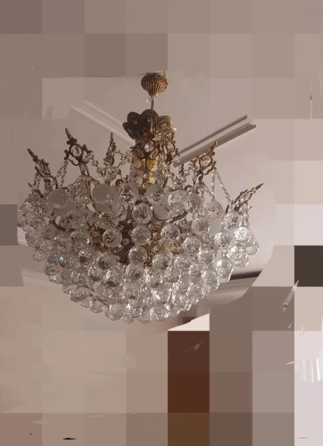 لوستر برنز|لوستر و چراغ آویز|کرج, کرج نو|دیوار