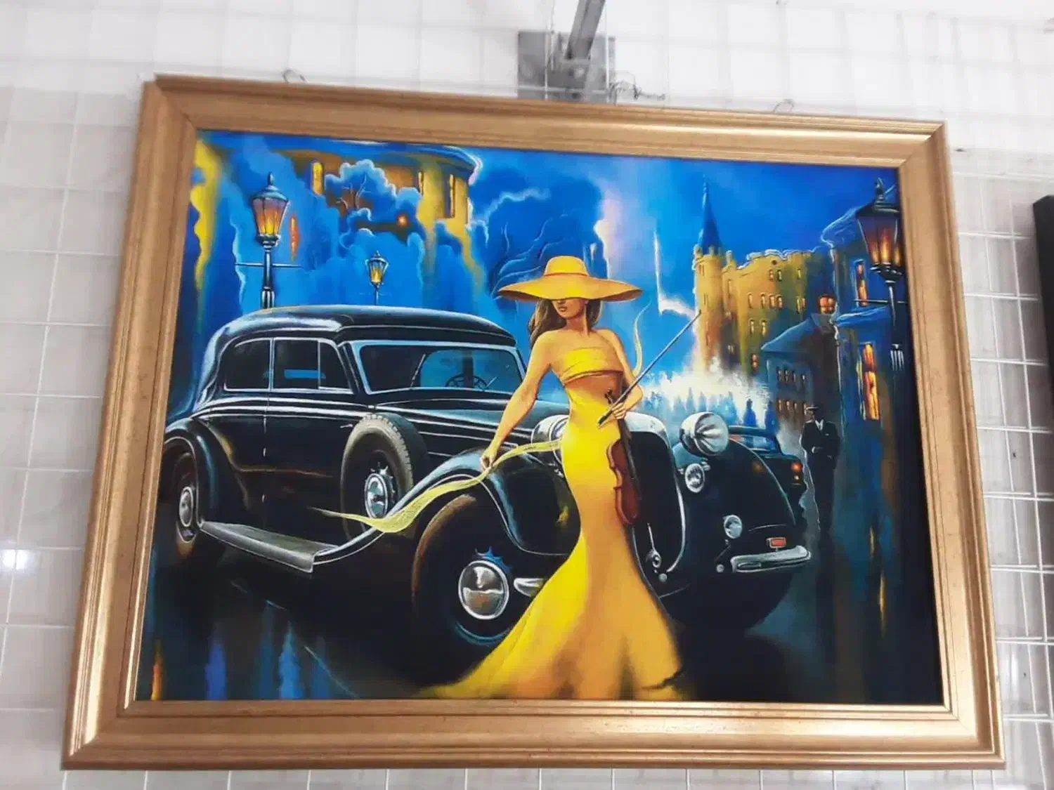 تابلو ی زن ثروتمند|تابلو، نقاشی، عکس|رباط‌کریم, رباط‌کریم|دیوار