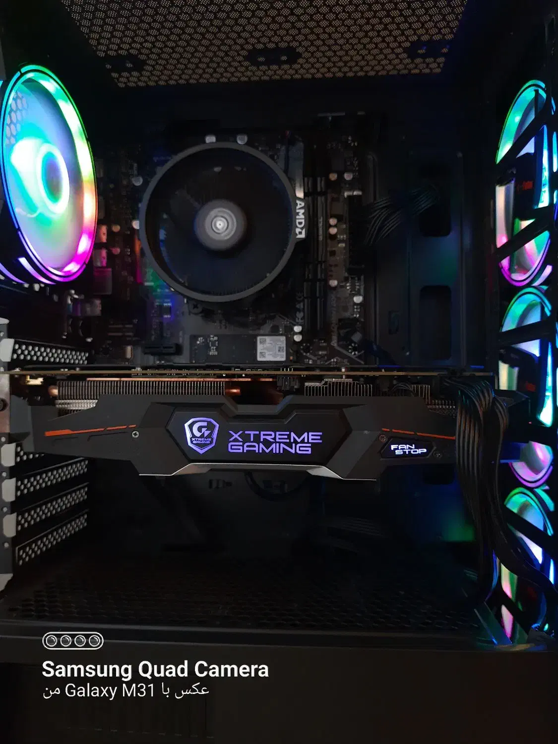 کیس گیمینگ a520 gtx1060 ram16 ryzen 5 3350G|رایانه رومیزی|تهران, صادقیه|دیوار