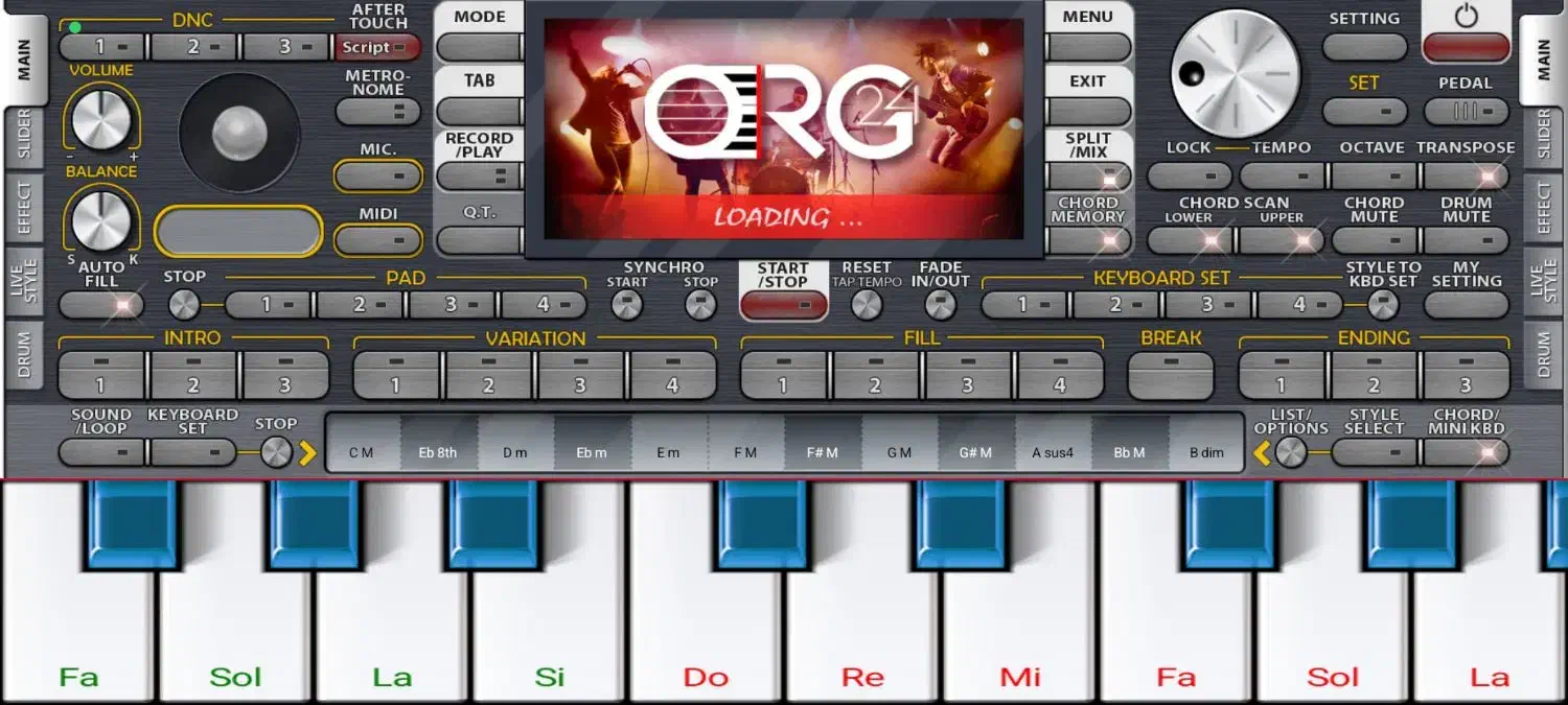 ارگ اندروید لری لکی|پیانو، کیبورد، آکاردئون|دورود, |دیوار