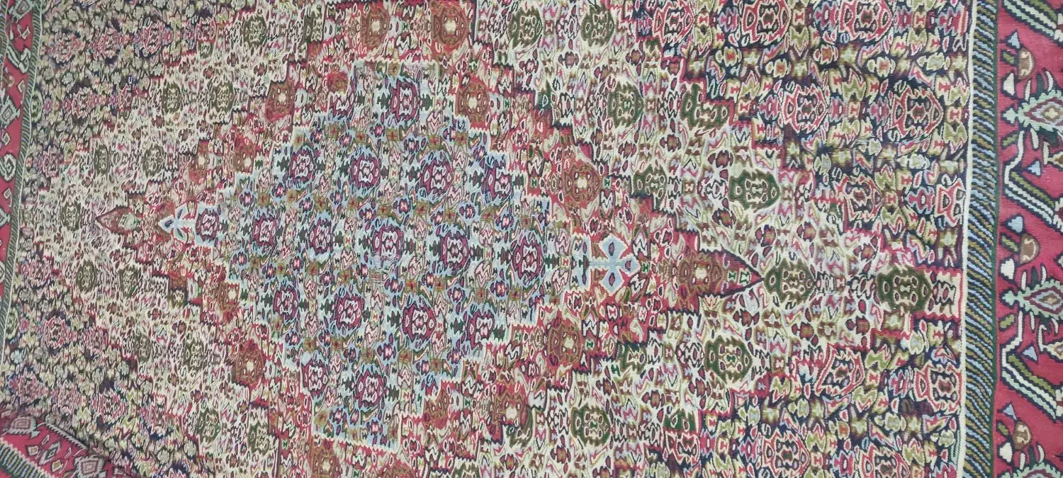 گلیم سنه کردستان|گلیم، جاجیم، گبه|ری, دولتآباد|دیوار