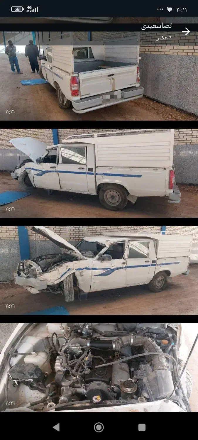 فروش مزدا کارا دوکابین تصادفی|خودرو سواری و وانت|نقده, |دیوار