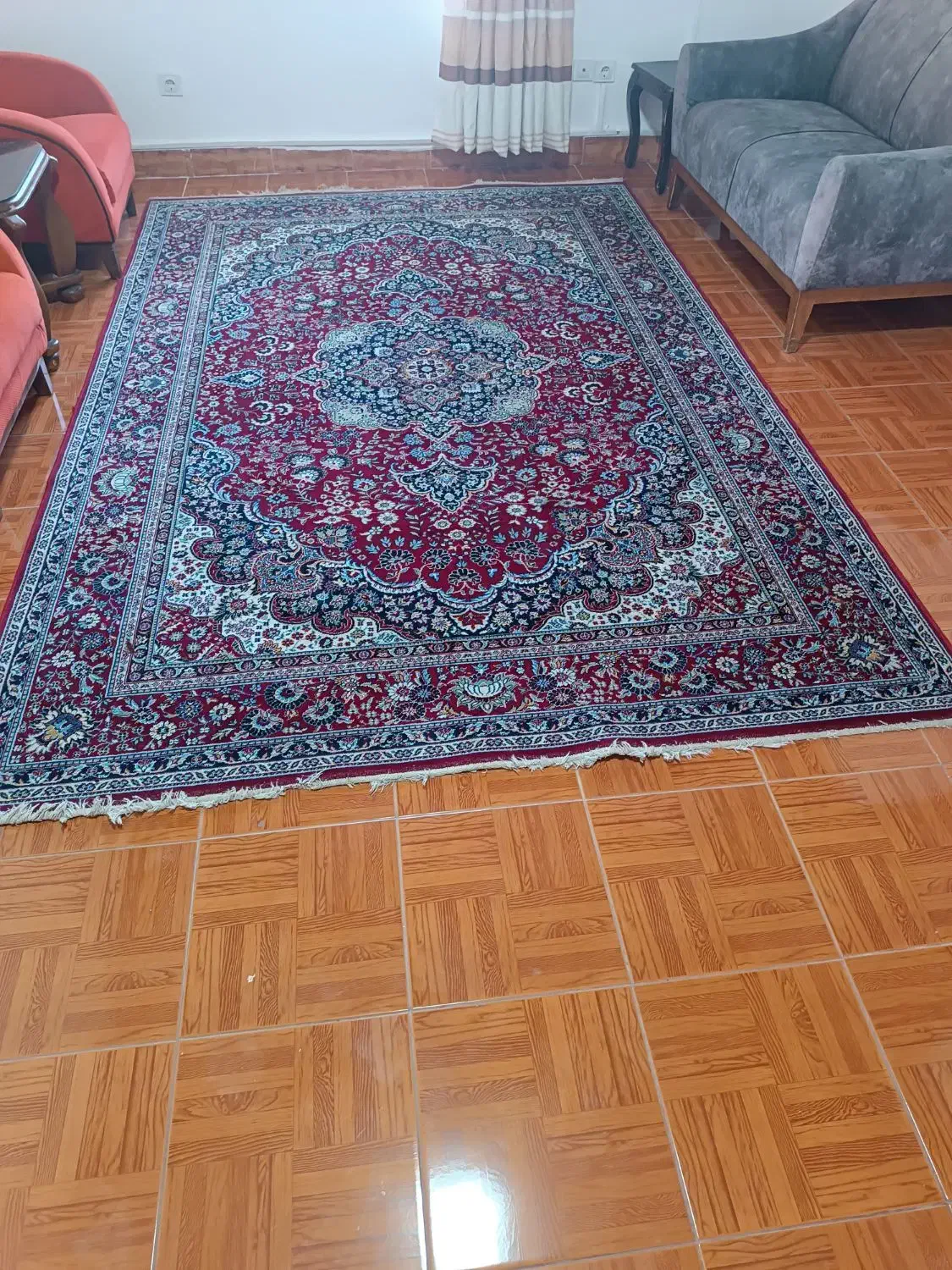 فرش شش متری شسته شده|فرش|کیش, |دیوار