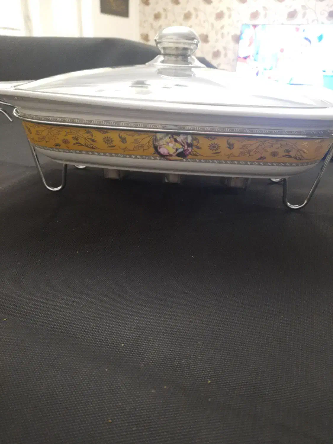 سوفله خوری سه شعله وارمری|ظروف سرو و پذیرایی|تهران, درختی|دیوار