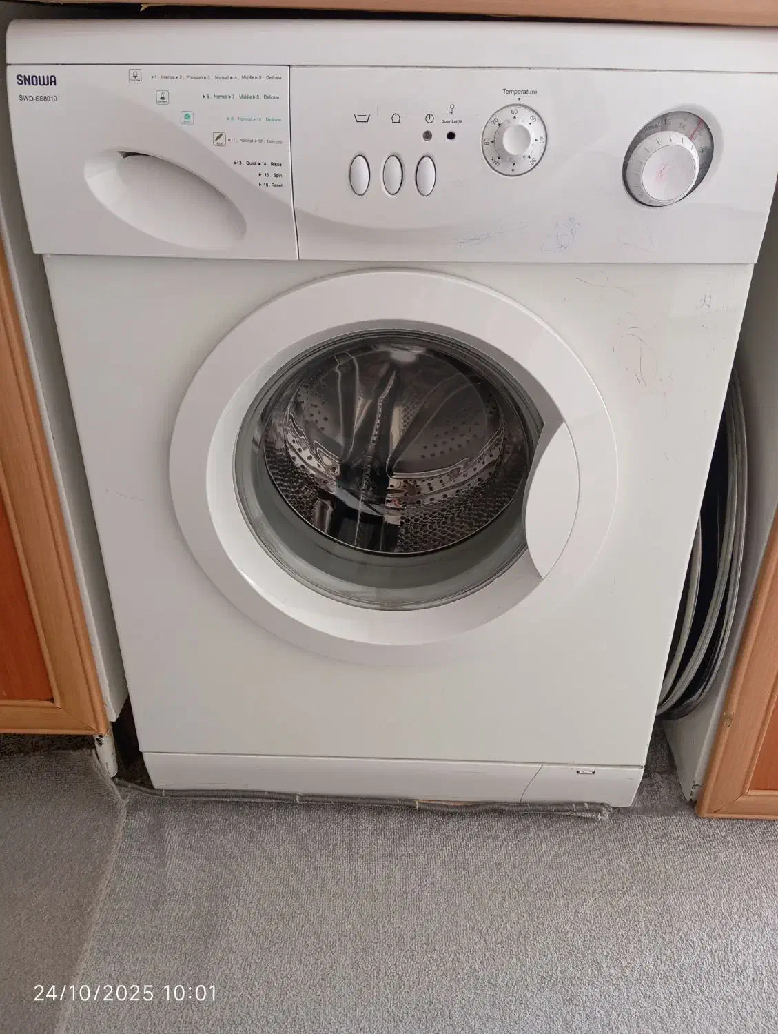 لباسشویی پنج کیلویی اسنوا|ماشین لباسشویی و خشککن لباس|ایلام, |دیوار