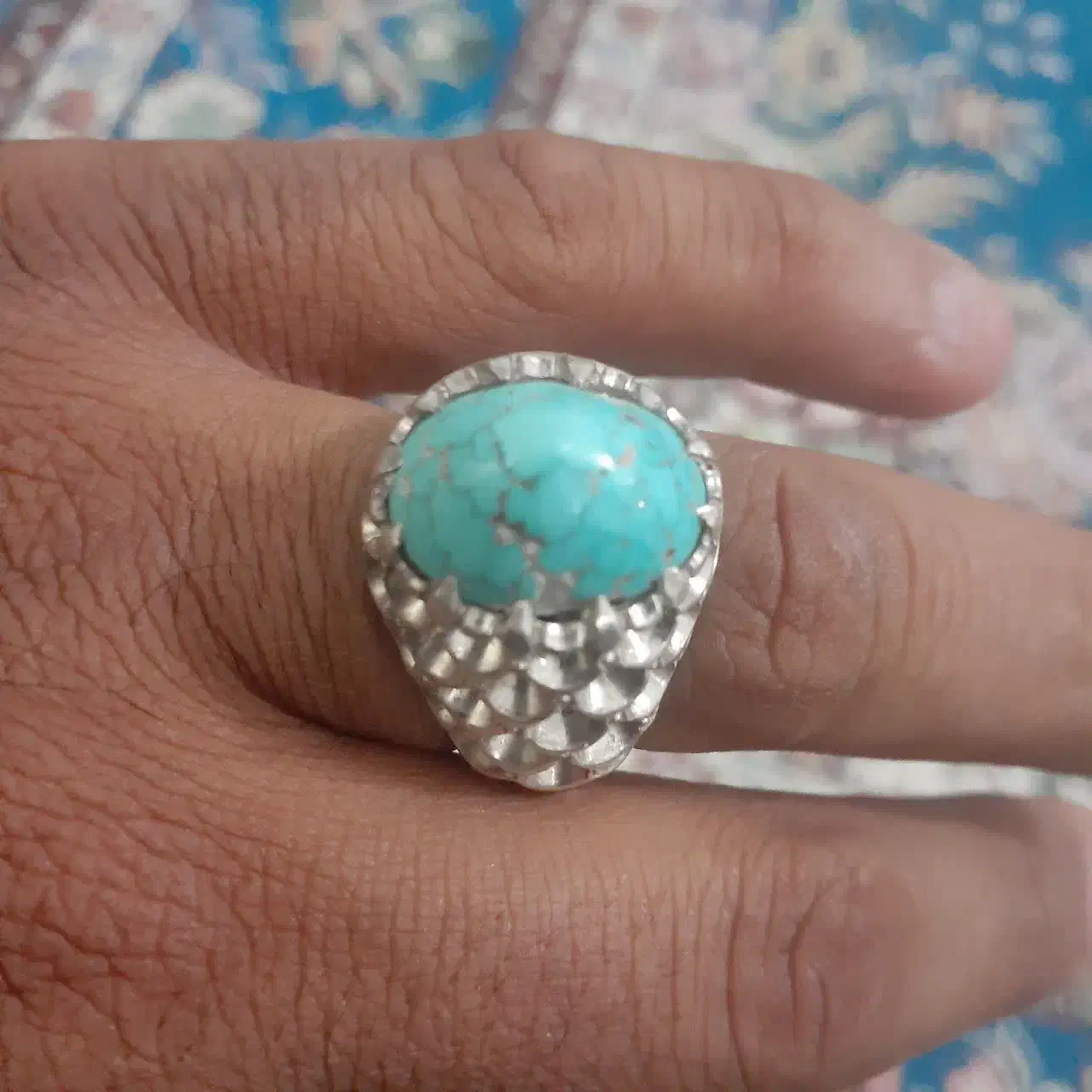 انگشتر فیروزه|جواهرات|قنوات, |دیوار