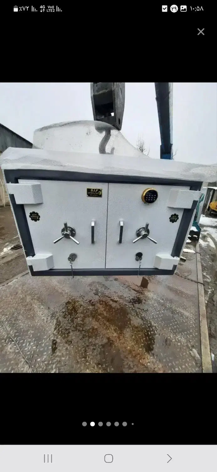 گاوصندوق آکروباتیک برقی‌ دارای سانسور|ابزارآلات|ارومیه, |دیوار