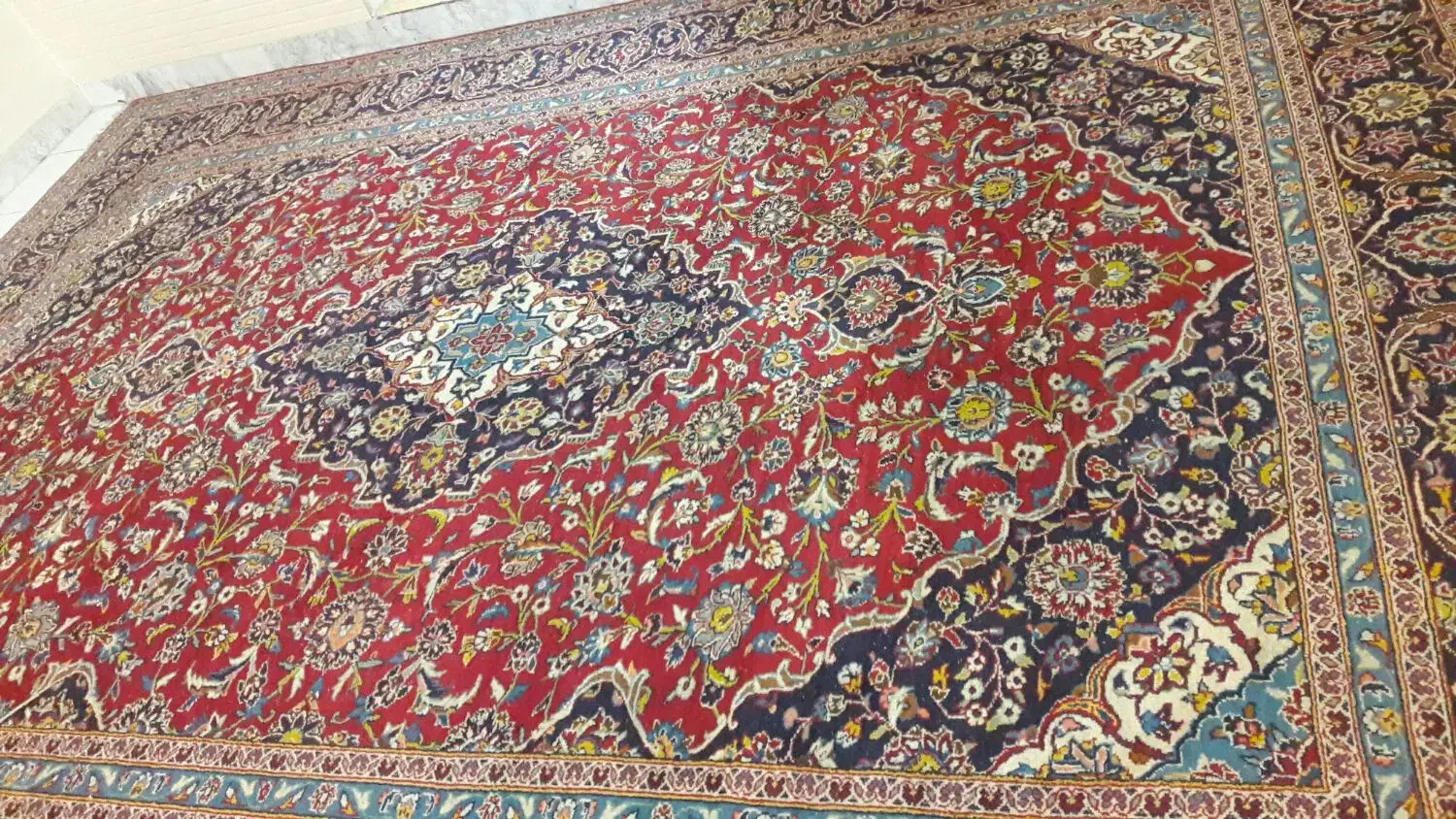 فرش دست بافت ۱۲متری کاشان|فرش|کرمانشاه, |دیوار