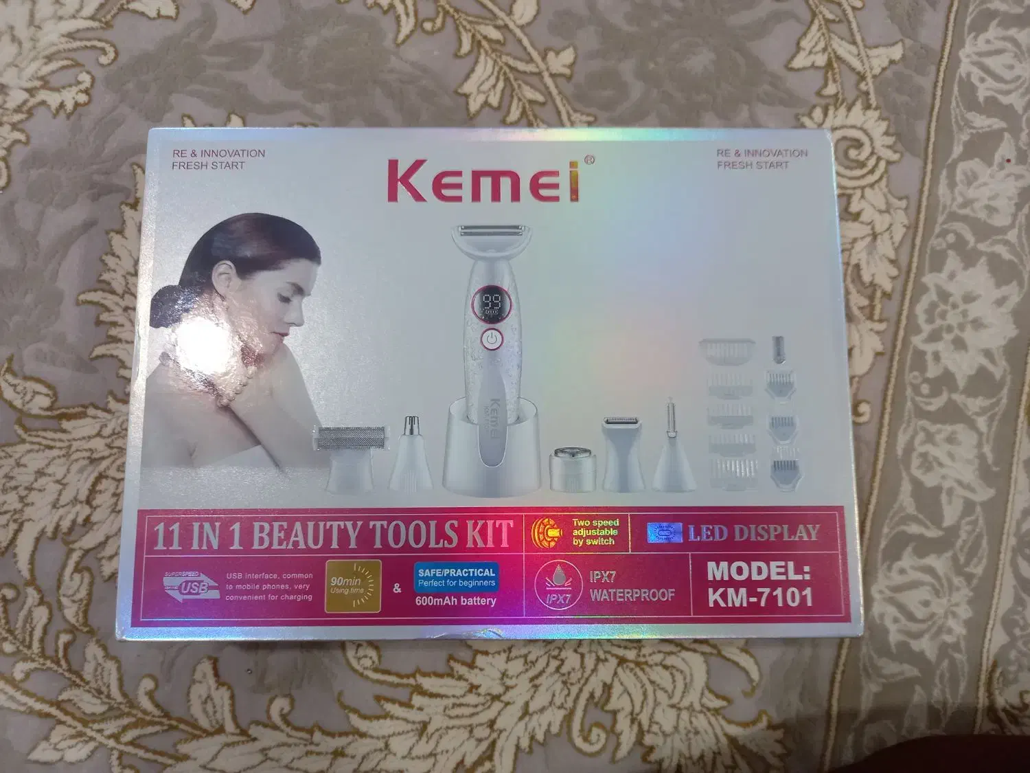 ست اصلاح زنانه ۱۱ کاره کیمی مدل KM-7101|آرایشی، بهداشتی، درمانی|سراوان, |دیوار