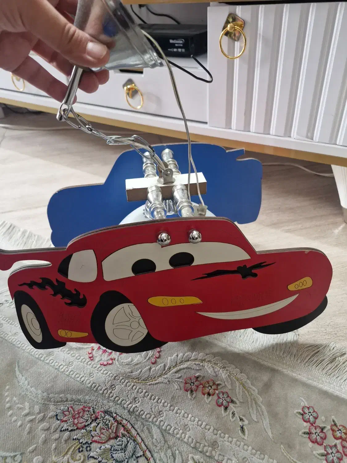 لوستر کودک چراغ اتاق خواب کودک|لوستر و چراغ آویز|ری, شهید غیوری (ابن باویه)|دیوار