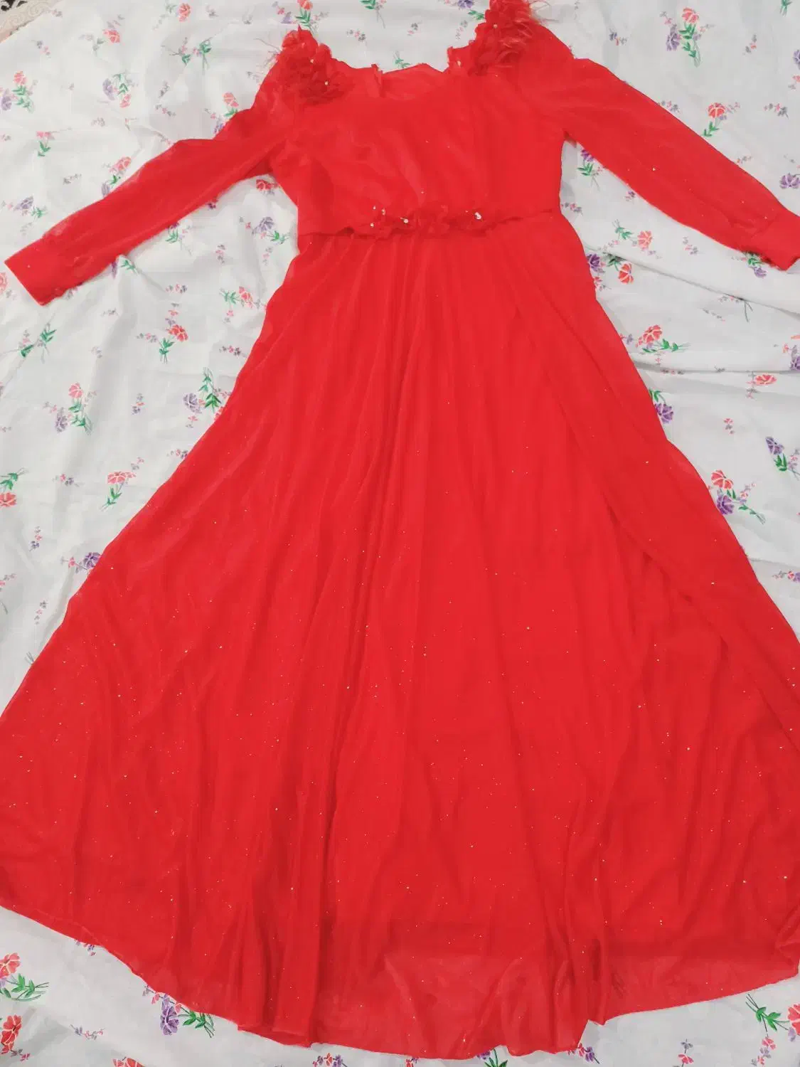 لباس مجلسی قرمز|لباس|گالیکش, |دیوار