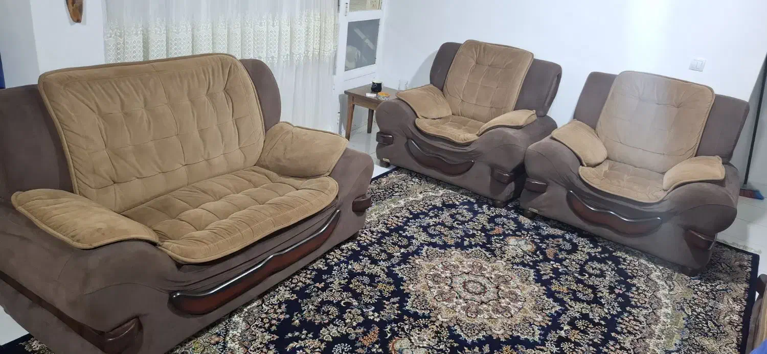مبل راحتی دسته دوم|مبلمان خانگی و میز عسلی|آستارا, |دیوار