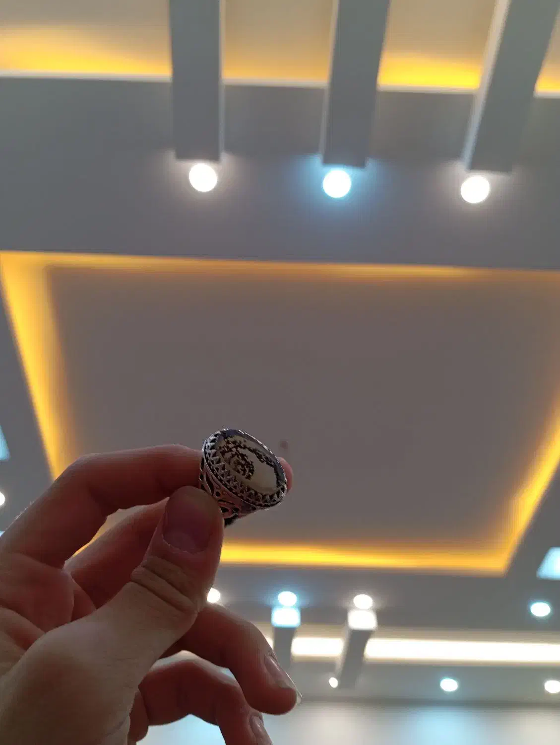 انگشتر نقره سنگ شجر|جواهرات|سقز, |دیوار