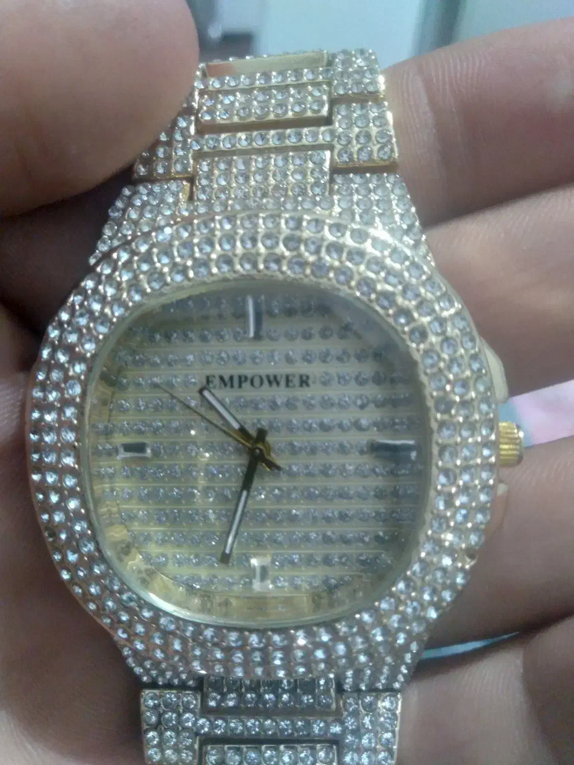 ساعت امپاور اصل ۱۰۰۰نگین رنگ ثابت|ساعت|شوشتر, |دیوار