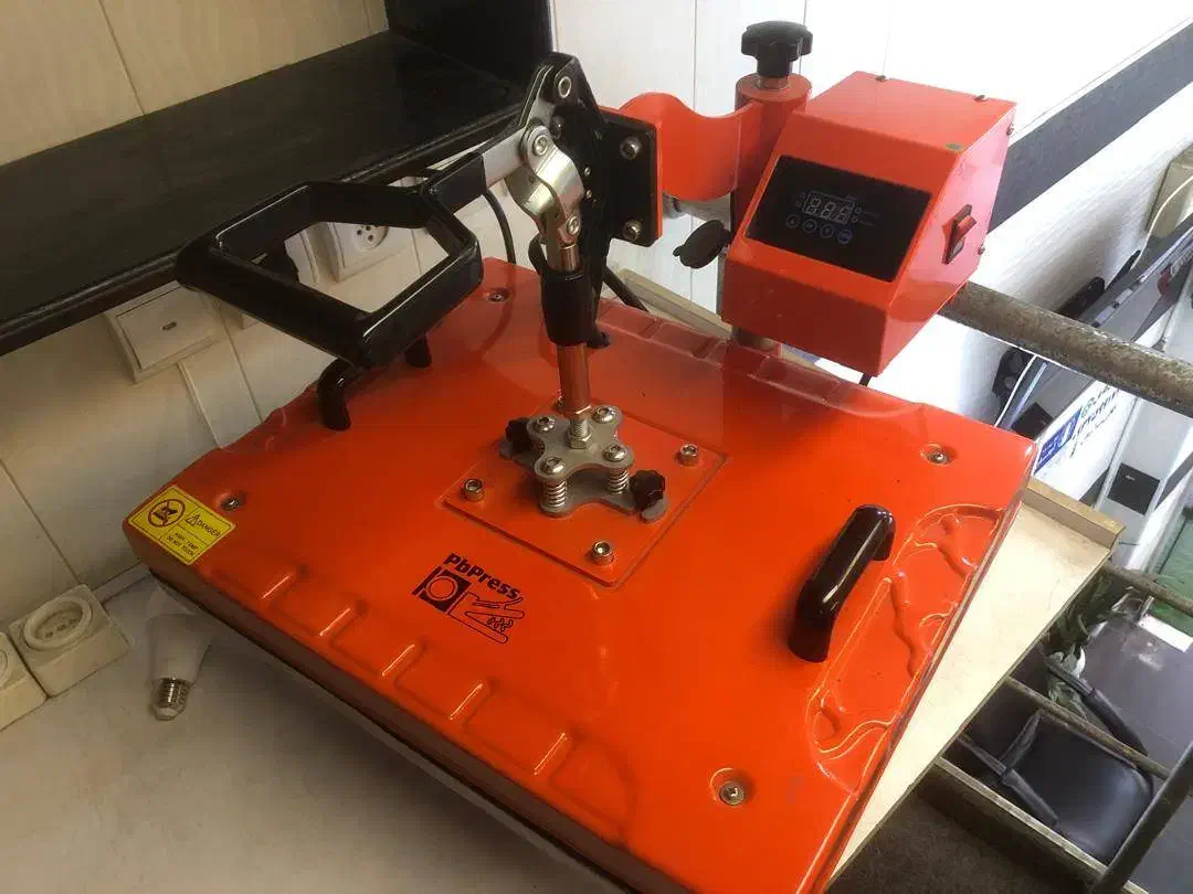 دستگاه چاپ پرس حرارتی 40*50 چرخشی پنج کاره|ماشینآلات صنعتی|رشت, فرزانه|دیوار