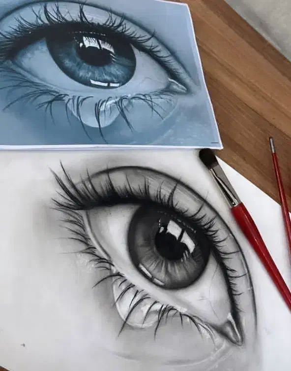 طراحی سیاه قلم|تابلو، نقاشی، عکس|شیروان (خراسان), |دیوار