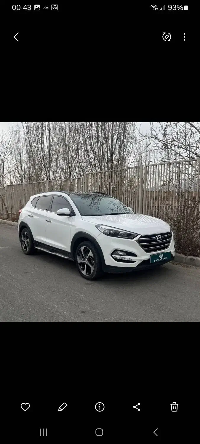 اجاره خودرو هیوندا توسان/رنت خودرو/اجاره ماشین|خودرو اجارهای|کرج, دانشگاه هنر تهران (پردیس کرج)|دیوار