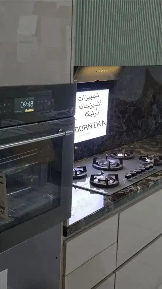 هود مخفی لبخند+سینک ورق1+اجاق گازJb404|مصالح و تجهیزات ساختمان|تبریز, |دیوار