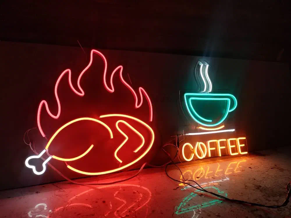 تابلوساز.LED.پارچه ساحلی.شبرنگ|فروشگاه و مغازه|کرمان, |دیوار