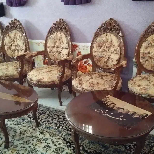 مبل استیل ۷ نفره|مبلمان خانگی و میز عسلی|کرج, گلشهر|دیوار