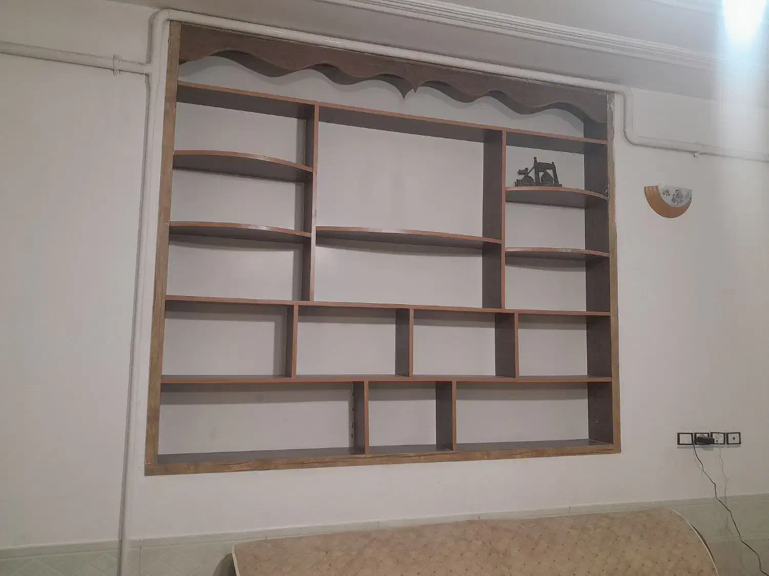 دکور دیواری ام دی اف|کتابخانه، شلف، قفسههای دیواری|بیرجند, |دیوار