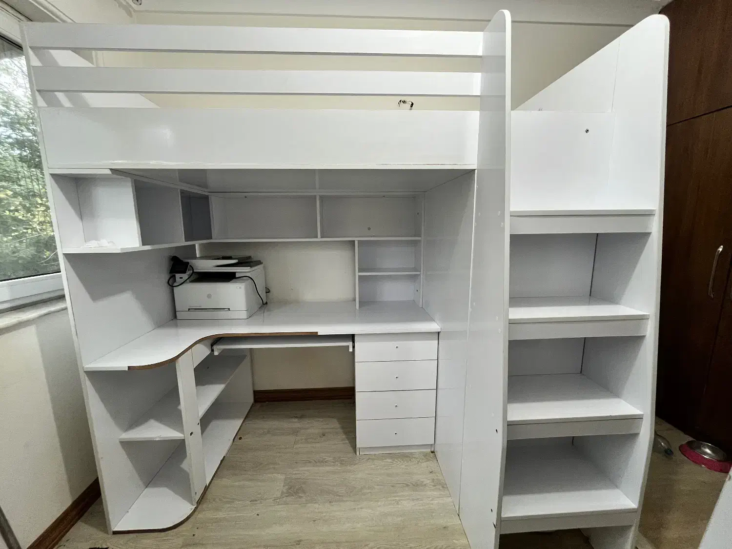 تخت دو طبقه|تخت و سرویس خواب|رشت, بلوار گیلان|دیوار